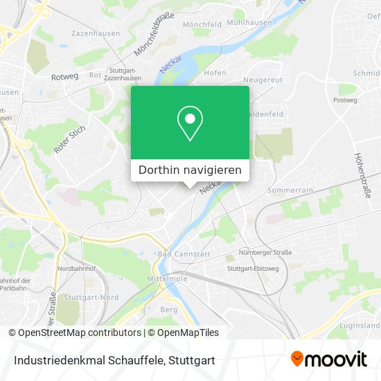 Industriedenkmal Schauffele Karte