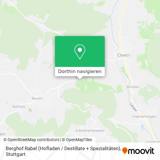Berghof Rabel (Hofladen / Destillate + Spezialitäten) Karte