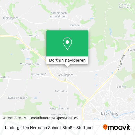 Kindergarten Hermann-Schadt-Straße Karte