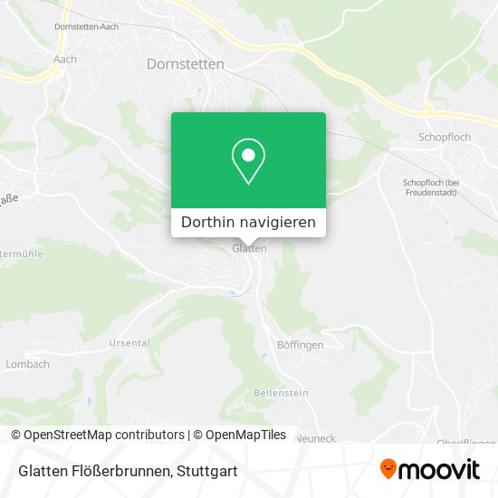 Glatten Flößerbrunnen Karte