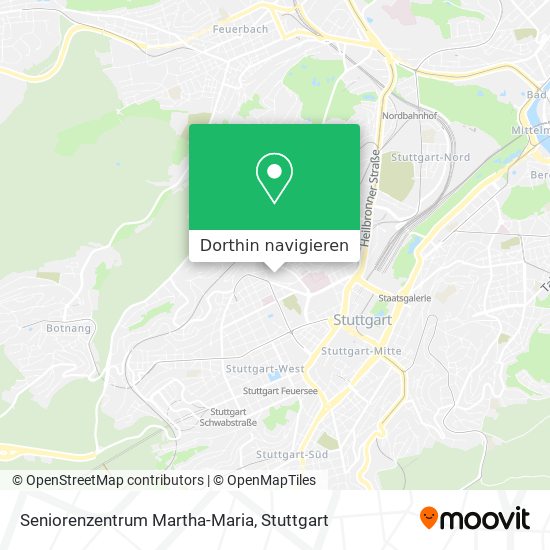 Seniorenzentrum Martha-Maria Karte