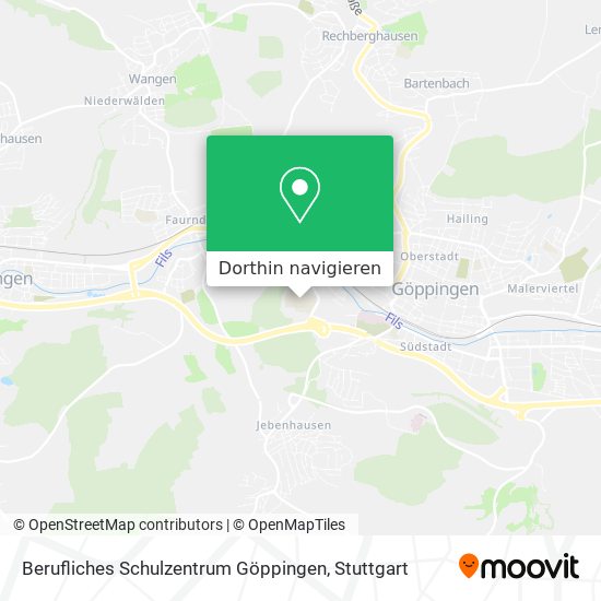 Berufliches Schulzentrum Göppingen Karte