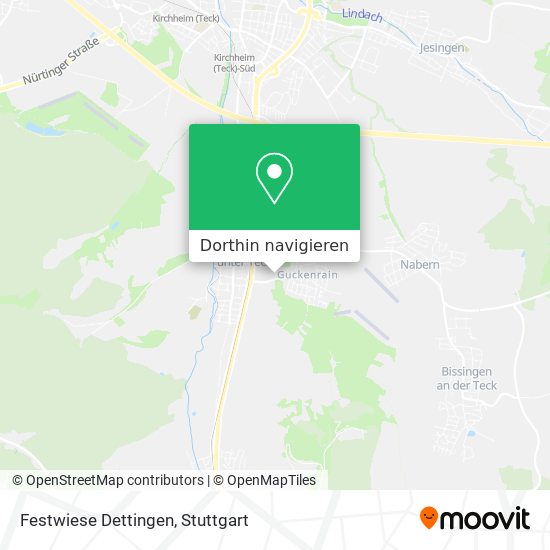 Festwiese Dettingen Karte