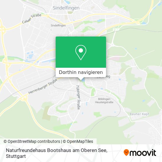 Naturfreundehaus Bootshaus am Oberen See Karte