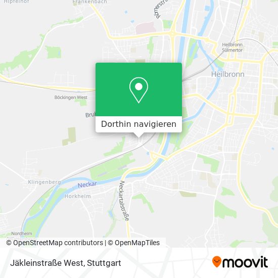 Jäkleinstraße West Karte