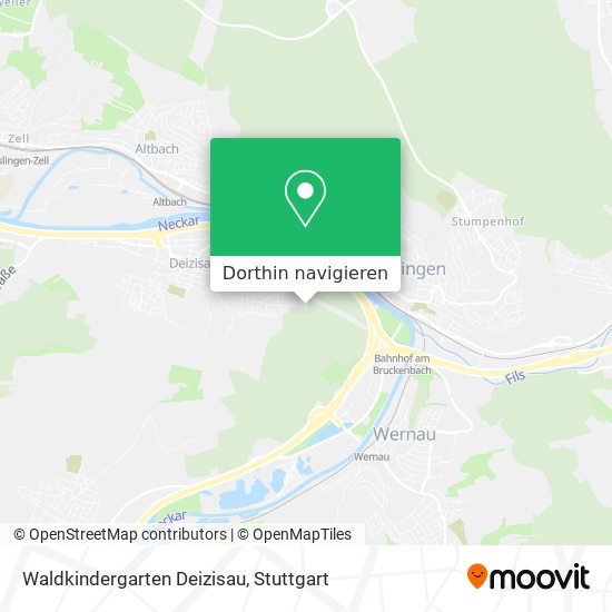 Waldkindergarten Deizisau Karte