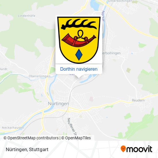 Nürtingen Karte