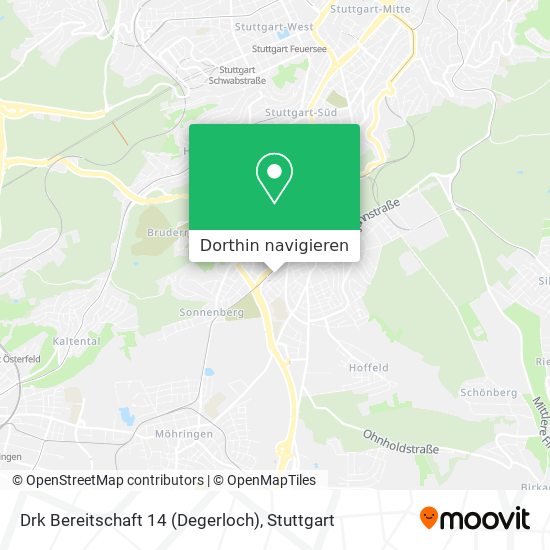 Drk Bereitschaft 14 (Degerloch) Karte