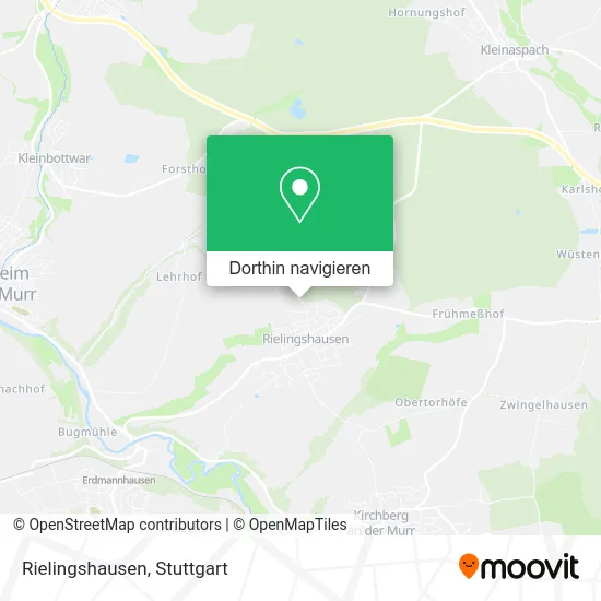 Rielingshausen Karte