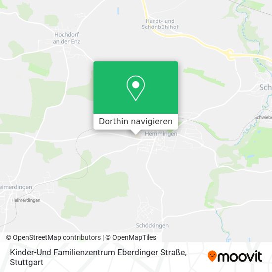 Kinder-Und Familienzentrum Eberdinger Straße Karte