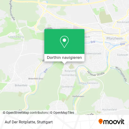 Auf Der Rotplatte Karte