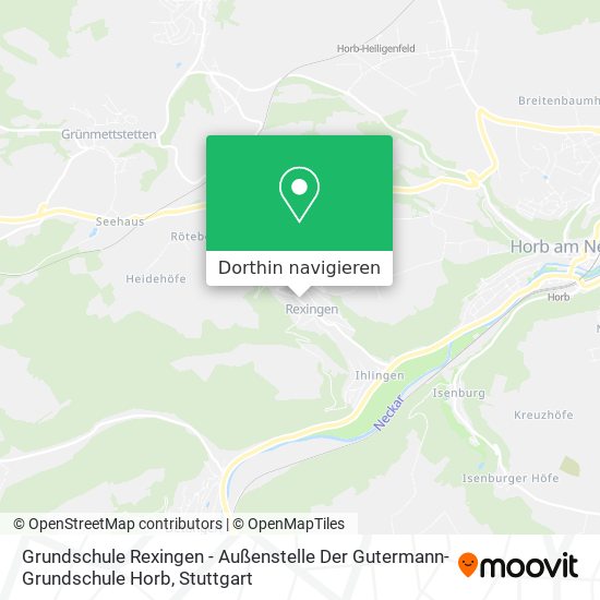 Grundschule Rexingen - Außenstelle Der Gutermann-Grundschule Horb Karte