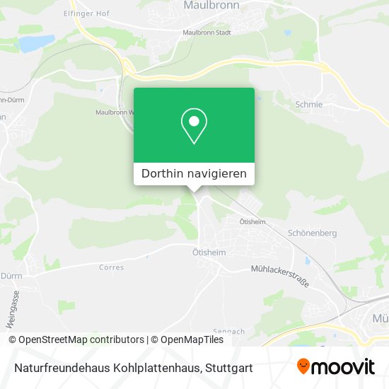 Naturfreundehaus Kohlplattenhaus Karte