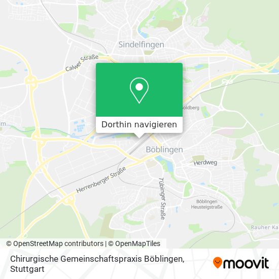 Chirurgische Gemeinschaftspraxis Böblingen Karte