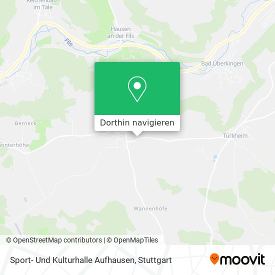 Sport- Und Kulturhalle Aufhausen Karte