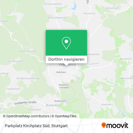 Parkplatz Kirchplatz Süd Karte