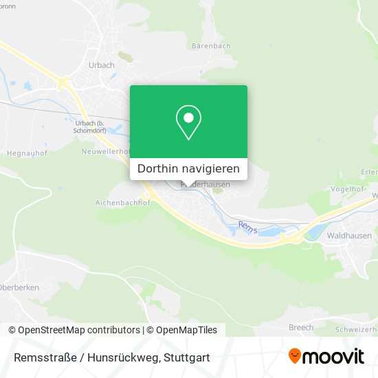 Remsstraße / Hunsrückweg Karte