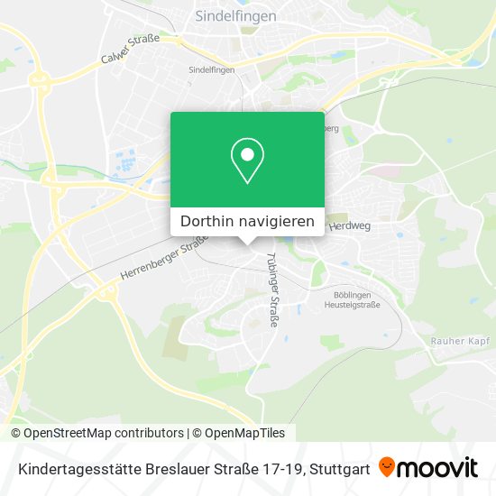 Kindertagesstätte Breslauer Straße 17-19 Karte