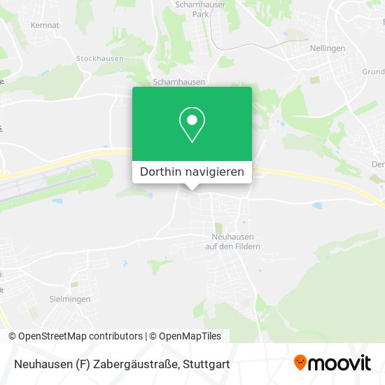 Neuhausen (F) Zabergäustraße Karte