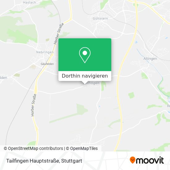 Tailfingen Hauptstraße Karte
