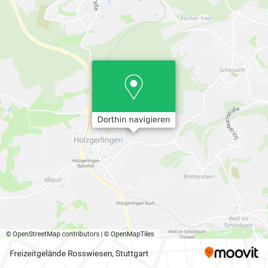 Freizeitgelände Rosswiesen Karte