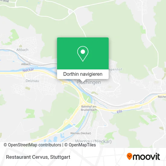 Restaurant Cervus Karte