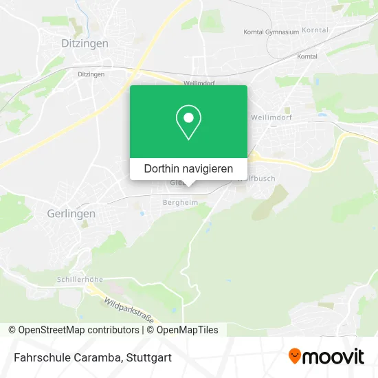 Fahrschule Caramba Karte