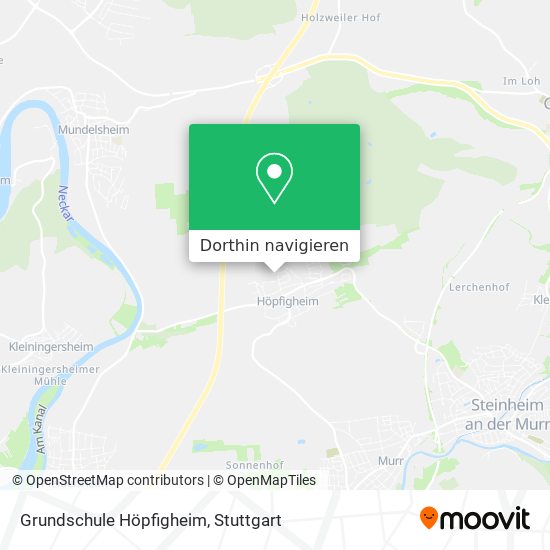 Grundschule Höpfigheim Karte