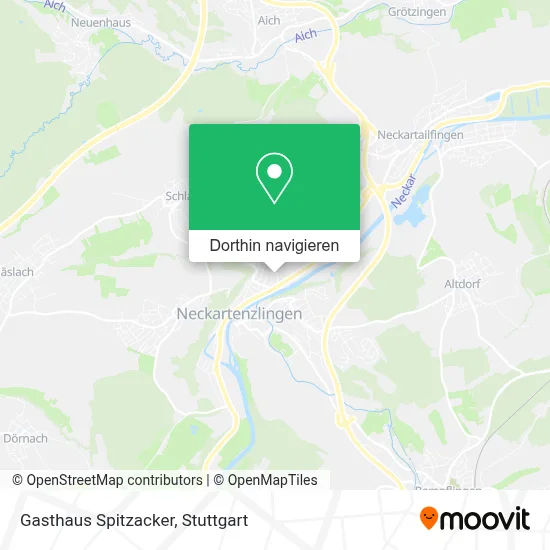 Gasthaus Spitzacker Karte