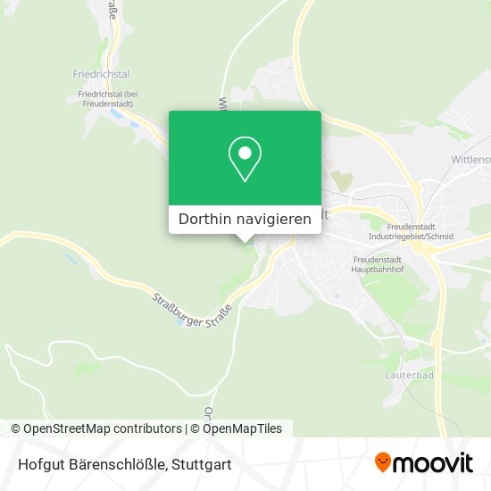 Hofgut Bärenschlößle Karte