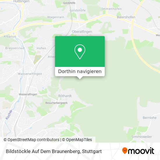 Bildstöckle Auf Dem Braunenberg Karte