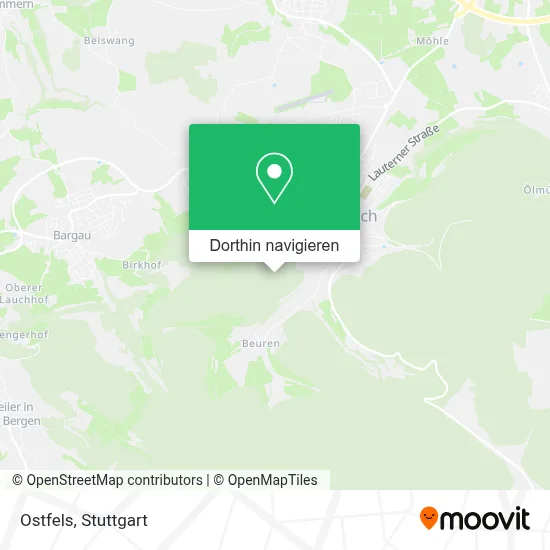 Ostfels Karte