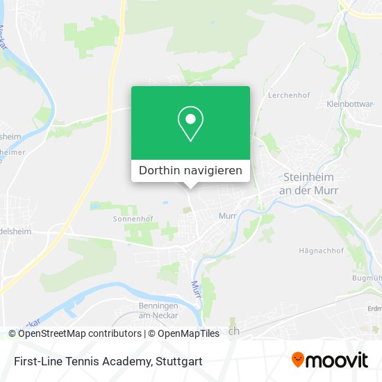 First-Line Tennis Academy Karte