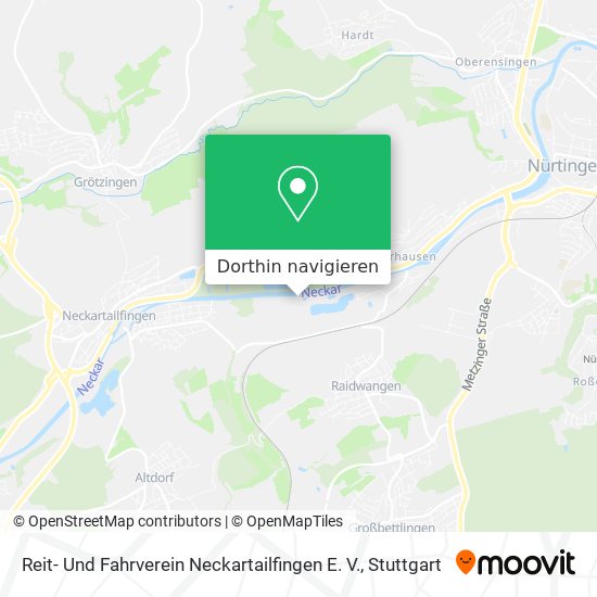 Reit- Und Fahrverein Neckartailfingen E. V. Karte