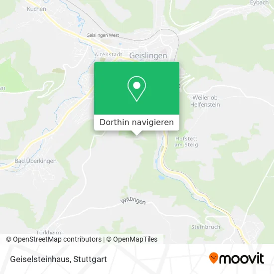 Geiselsteinhaus Karte