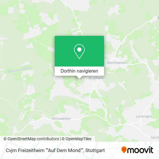 Cvjm Freizeitheim ""Auf Dem Mond"" Karte