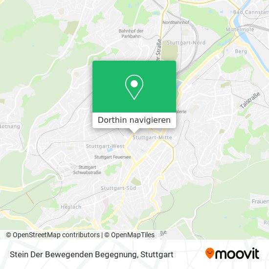 Stein Der Bewegenden Begegnung Karte