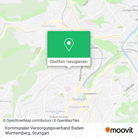 Kommunaler Versorgungsverband Baden-Württemberg Karte