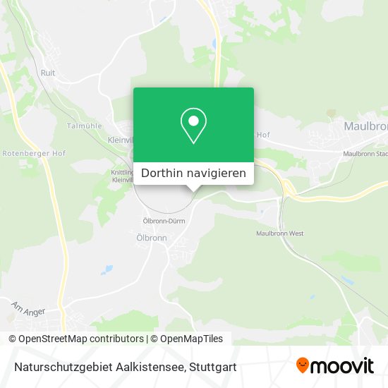 Naturschutzgebiet Aalkistensee Karte