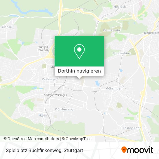 Spielplatz Buchfinkenweg Karte