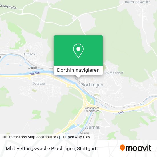 Mhd Rettungswache Plochingen Karte