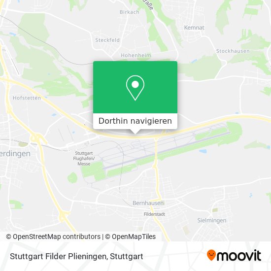 Stuttgart Filder Plieningen Karte