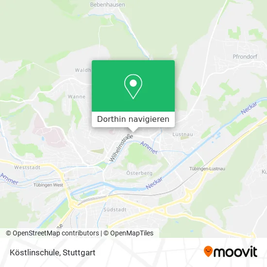 Köstlinschule Karte
