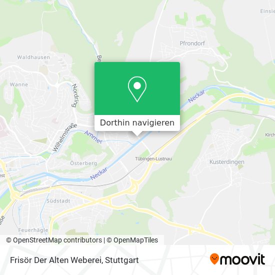 Frisör Der Alten Weberei Karte