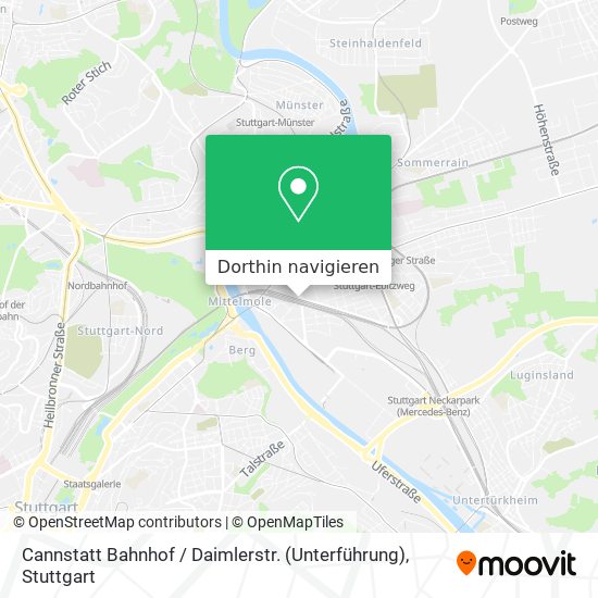 Cannstatt Bahnhof / Daimlerstr. (Unterführung) Karte