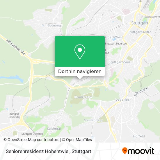 Seniorenresidenz Hohentwiel Karte