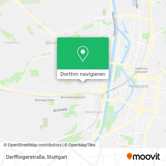 Derfflingerstraße Karte