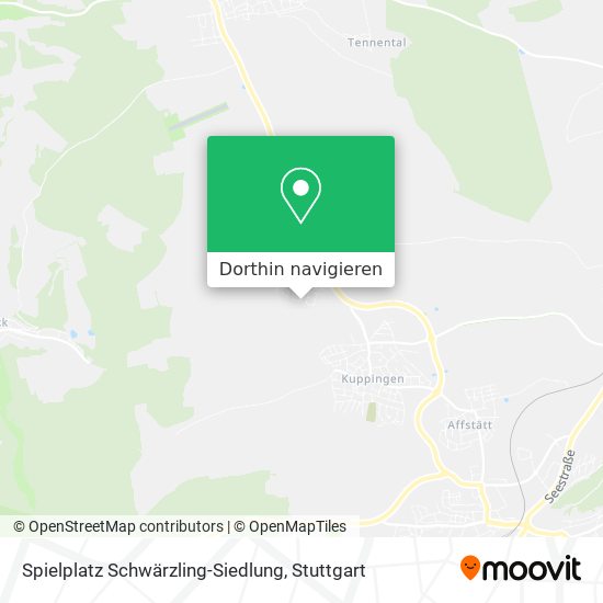 Spielplatz Schwärzling-Siedlung Karte