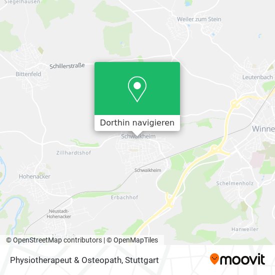 Physiotherapeut & Osteopath Karte