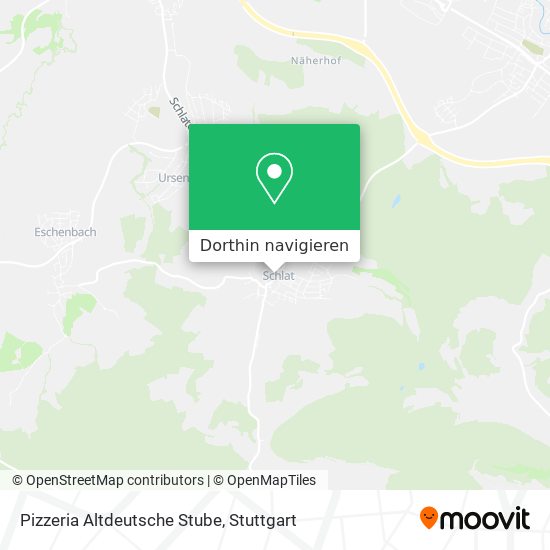 Pizzeria Altdeutsche Stube Karte